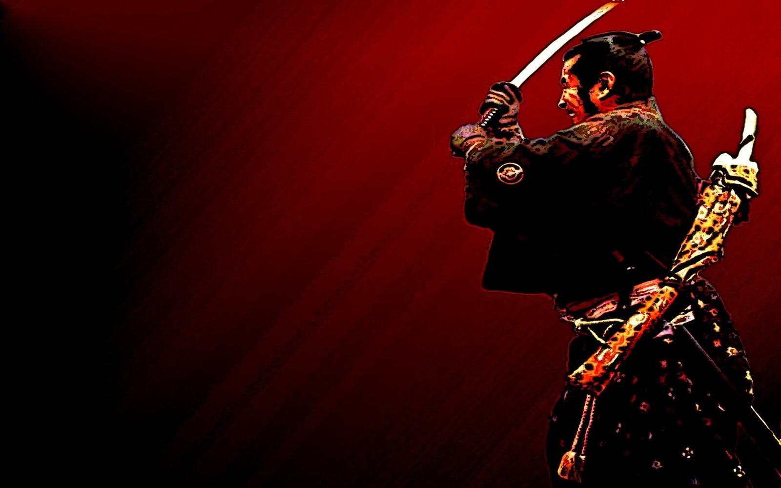 This image represents the samurai from the movie Red Sun. He was interpreted by Toshiro Mifune.